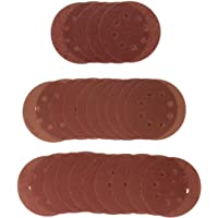 Bosch 2607019497 - Paquete de 25 lijas para lijadoras excéntricas (diámetro de 125 mm- grano 80- 120- 240)